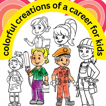 Preview of colorful of 9 careers for kids
