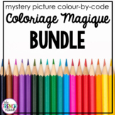 coloriage magique French mystery image colouring BUNDLE