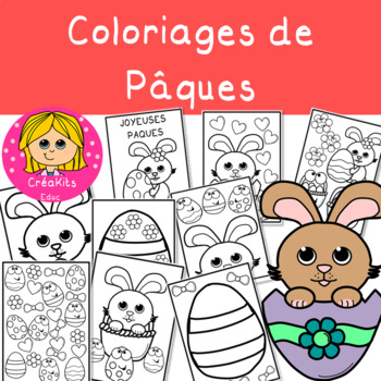 Preview of coloriages de Pâques