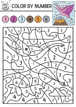 Color by Number Coloring Pages for Kids - GBcoloring