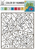 coloring by number for kids - coloring pages