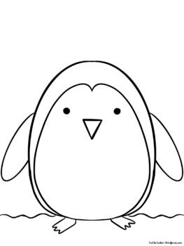 Preview of coloring page - Pengin-