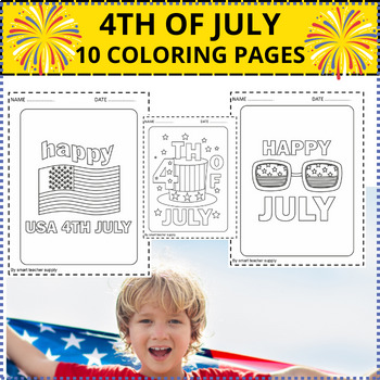 Preview of fourth of july coloring pages memorial day flag activities and 4th of july