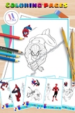 coloring pages spider-man