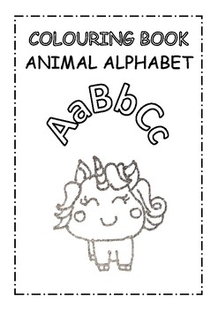 Preview of colouring alphabet animals 2