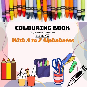 Preview of colouring book with Alphabtes