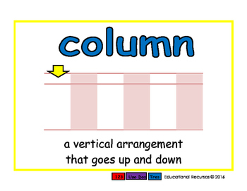 Preview of column/columna prim 2-way blue/rojo