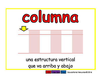 column/columna prim 2-way blue/rojo by 123UnoDos Tres Educational Recursos