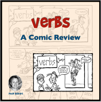 Preview of Verbs Review Comic