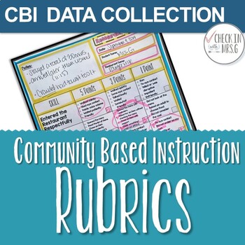 Preview of community based instruction data