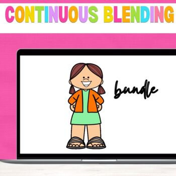 Preview of continuous blending  phonics bundle science of reading decodable passages