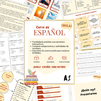 Preview of Basic Conversations in Spanish: A Practical Guide for Level A1 122 pages