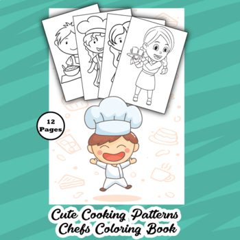 kids chef coloring pages