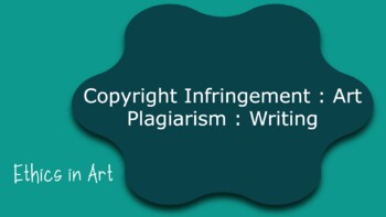 Preview of ethics in art series--copyright infringement infographics- Analogy