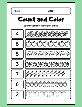 count and color by YVONNE LINGLEY | TPT