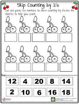 counting by 2s worksheet by preschoolplanet teachers
