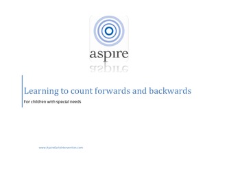Preview of Learning to count forwards and backwards