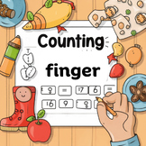 counting math worksheet ; pre-k and kindergarten