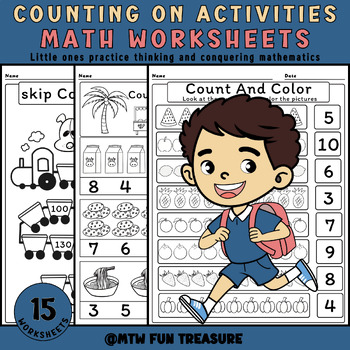 Preview of counting on Activities Math Worksheets