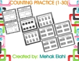 counting practice task cards ( 0-30)