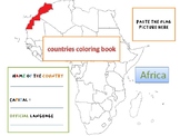 countries coloring book 1 :  Africa