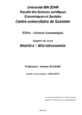 cours microéconomie 1 : Semestre 1