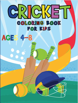 Preview of cricket coloring book for kids 4-8 ages