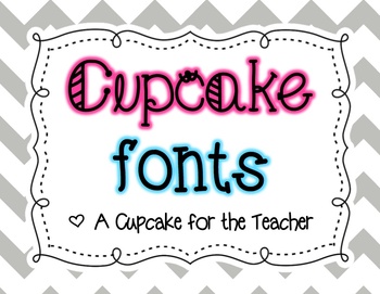Preview of Cupcake Fonts {Personal & Commercial Use}