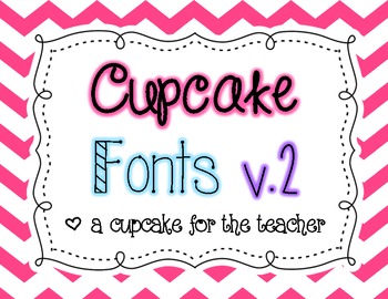 Preview of Cupcake fonts v.2 {Personal & Commercial Use}