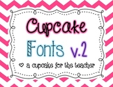 Cupcake fonts v.2 {Personal & Commercial Use}