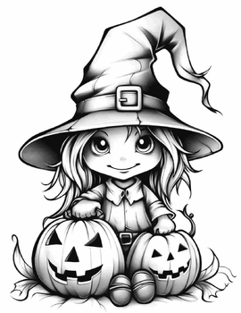 cute Halloween Coloring Pages - Coloring Sheets - Halloween Coloring ...