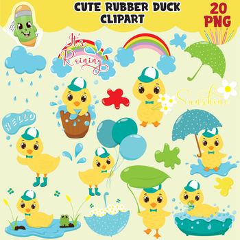 cute baby duck clip art