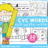 cvc Words Worksheets and Printable Activities
