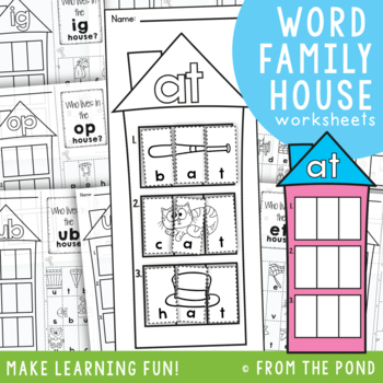 Preview of CVC Word Family Worksheets