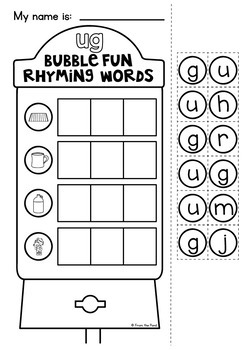 cvc word families worksheets by from the pond teachers