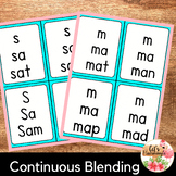 cvc words  cards continuous  successive blending pyramids 