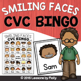 CVC Names Bingo | Words with Medial Vowel Sounds A E I O U