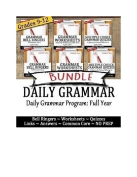 Preview of daily grammer bundle