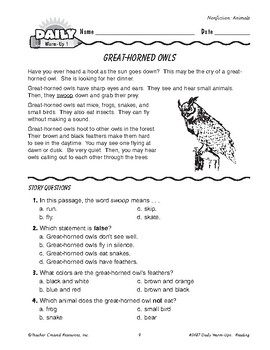 daily reading practice grade 1 by LessonGenius | TPT