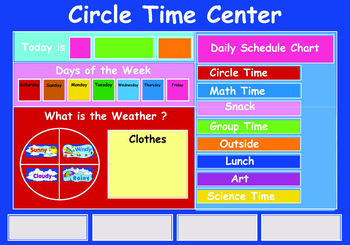 Circle Time Center Chart