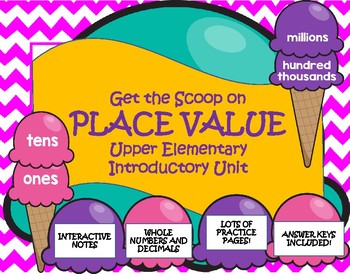 Preview of Place Value Unit for Upper Elementary