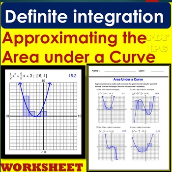Preview of definite integration - Calculus  - Approximating the Area under a Curve