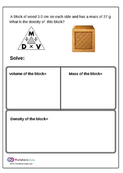 Density Problems Worksheet Answers - Worksheet List