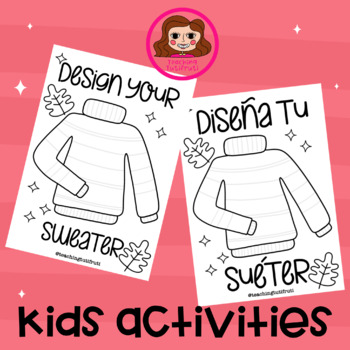 Preview of design your sweater template / Suéter para decorar