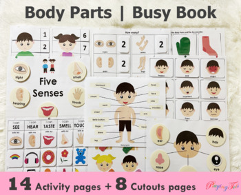 Toddlers Body Parts Worksheets Teaching Resources Tpt