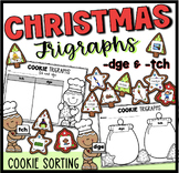 dge tch Trigraph Christmas Cookie Activity with Worksheets