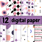 digital patterns, School Digital Paper,Back To School Patterns