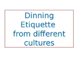 dining etiquette from different cultures