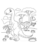 dinosaur coloring book  for kids
