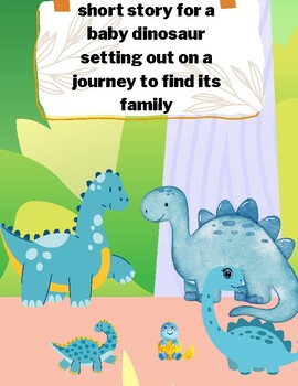 dinosaurs Printable Short Stories Easy-To-Read Mini-Book | TPT